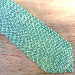 Gold Textured Silk Tie by JOOP!